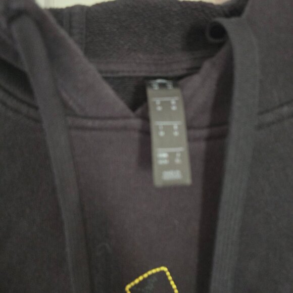 Mens Adidas Black Hoodie size Medium M - Picture 3 of 4